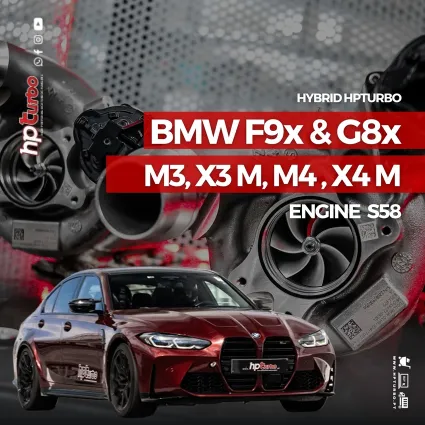 Hybrid Turbo BMW M3 (G80) X3 M - X3 M COMPETICION (F97), M4 (G82 / 83), X4 M, - X4 M COMPETICION (F98) - BITURBO 480HP - 510HP ENGINE S58